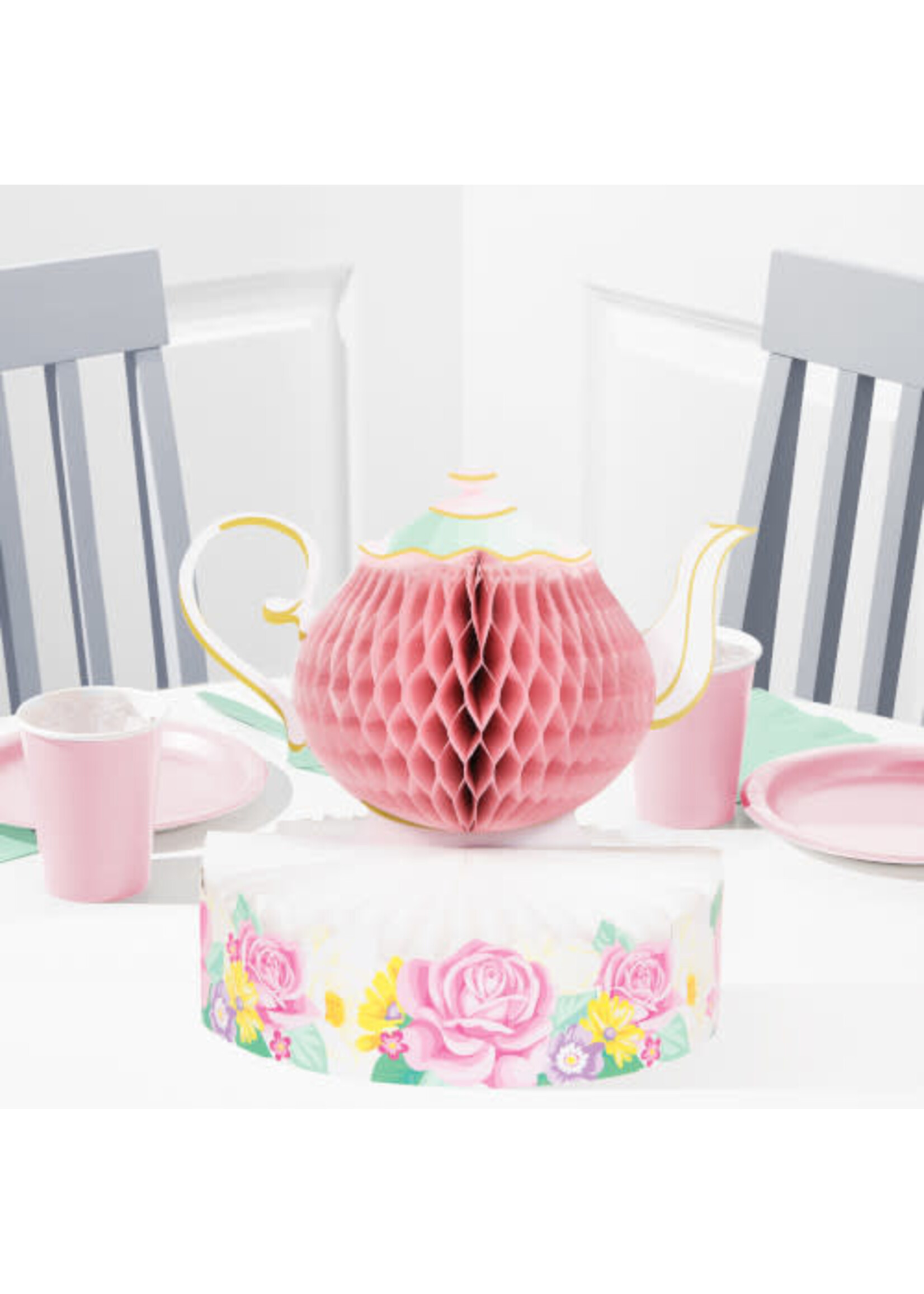 CENTERPIECE 3D 1CT FLORAL TEA PARTY