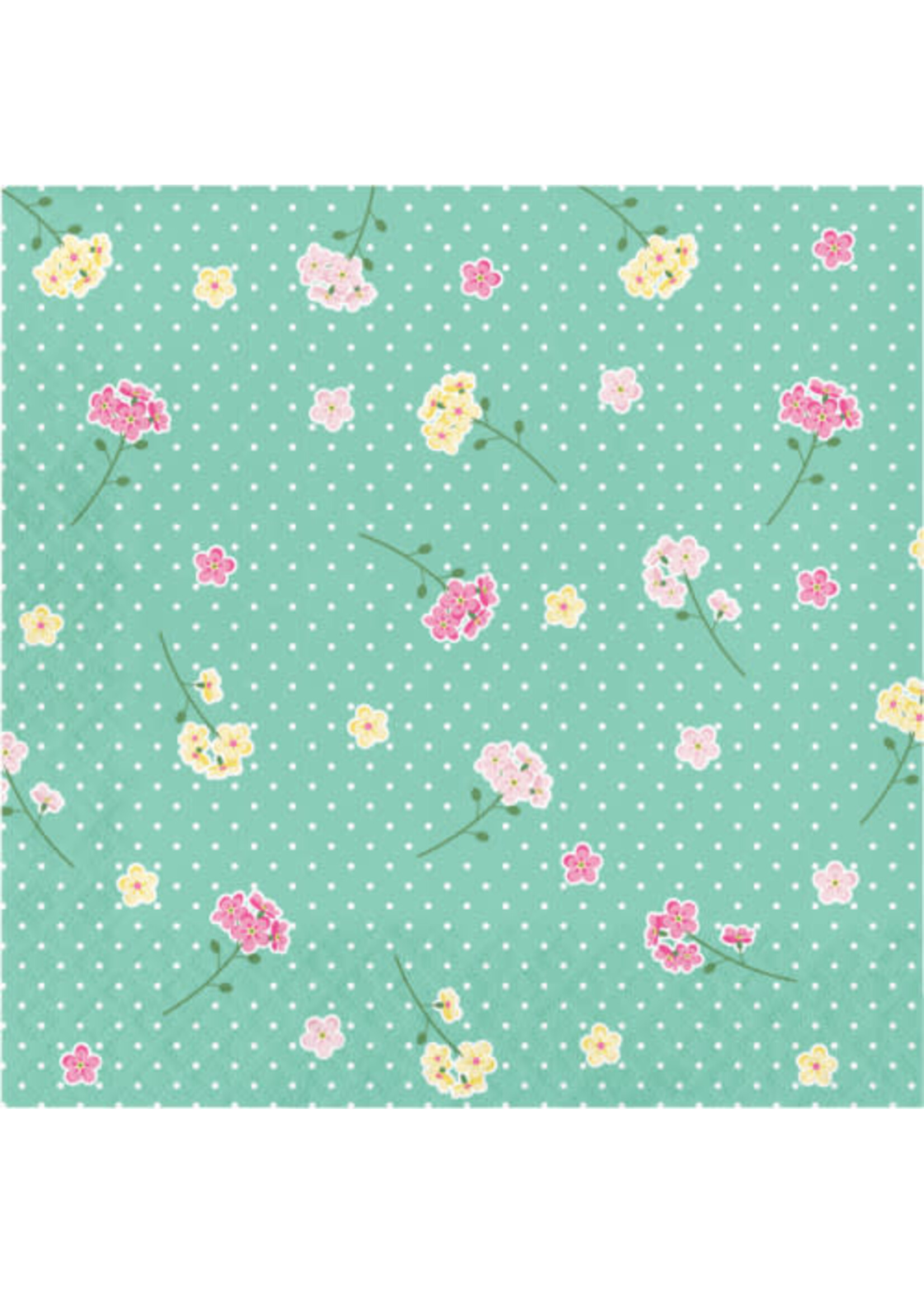 LUNCH NAPKINS 16CT FLORAL TEA PARTY