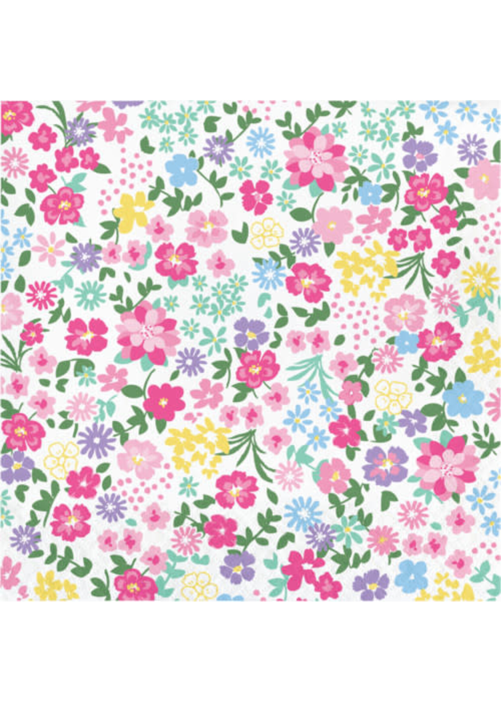 LUNCH NAPKINS 16CT FLORAL TEA PARTY