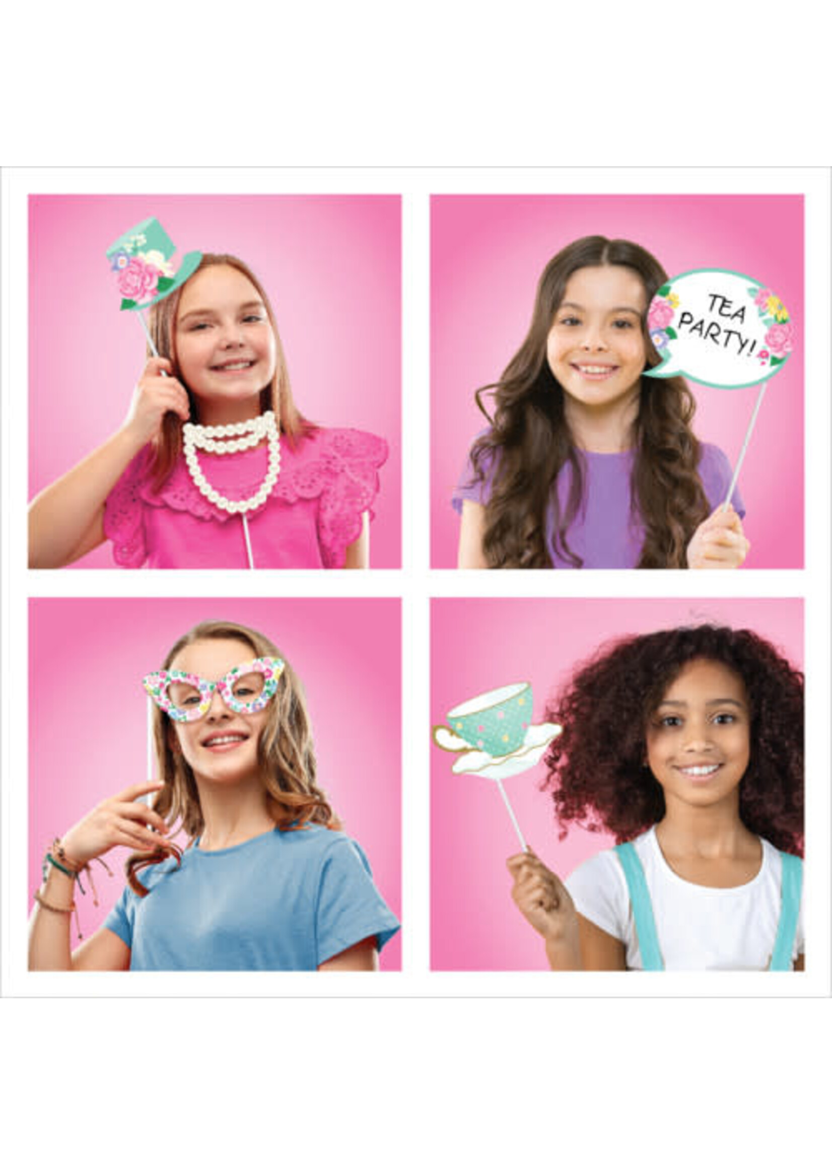 PHOTO PROPS 10CT FLORAL TEA PARTY