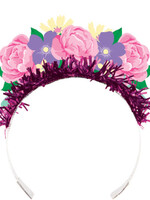 TIARA W/FLOWERS 4CT FLORAL TEA PARTY