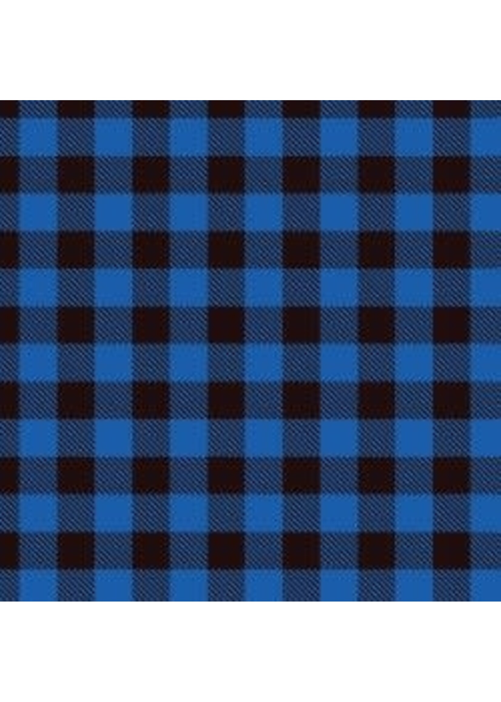 BEVERAGE NAPKINS 16CT BLUE BLACK BUFFALO PLAID