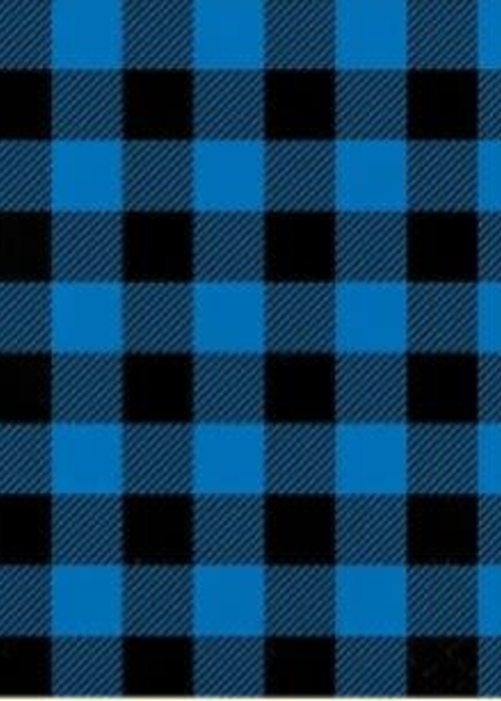 LUNCH NAPKIN  16CT  BLUE BLACK BUFFALO PLAID