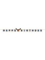 BANNER SHAPED  1CT MOOSE BUFFALO PLAID