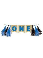 BANNER  BURLAP  1CT W/ TSL MOOSE BUFFALO PLAID