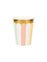 9ONZ CUP 18CT FOIL PASTEL CELEBRATIONS