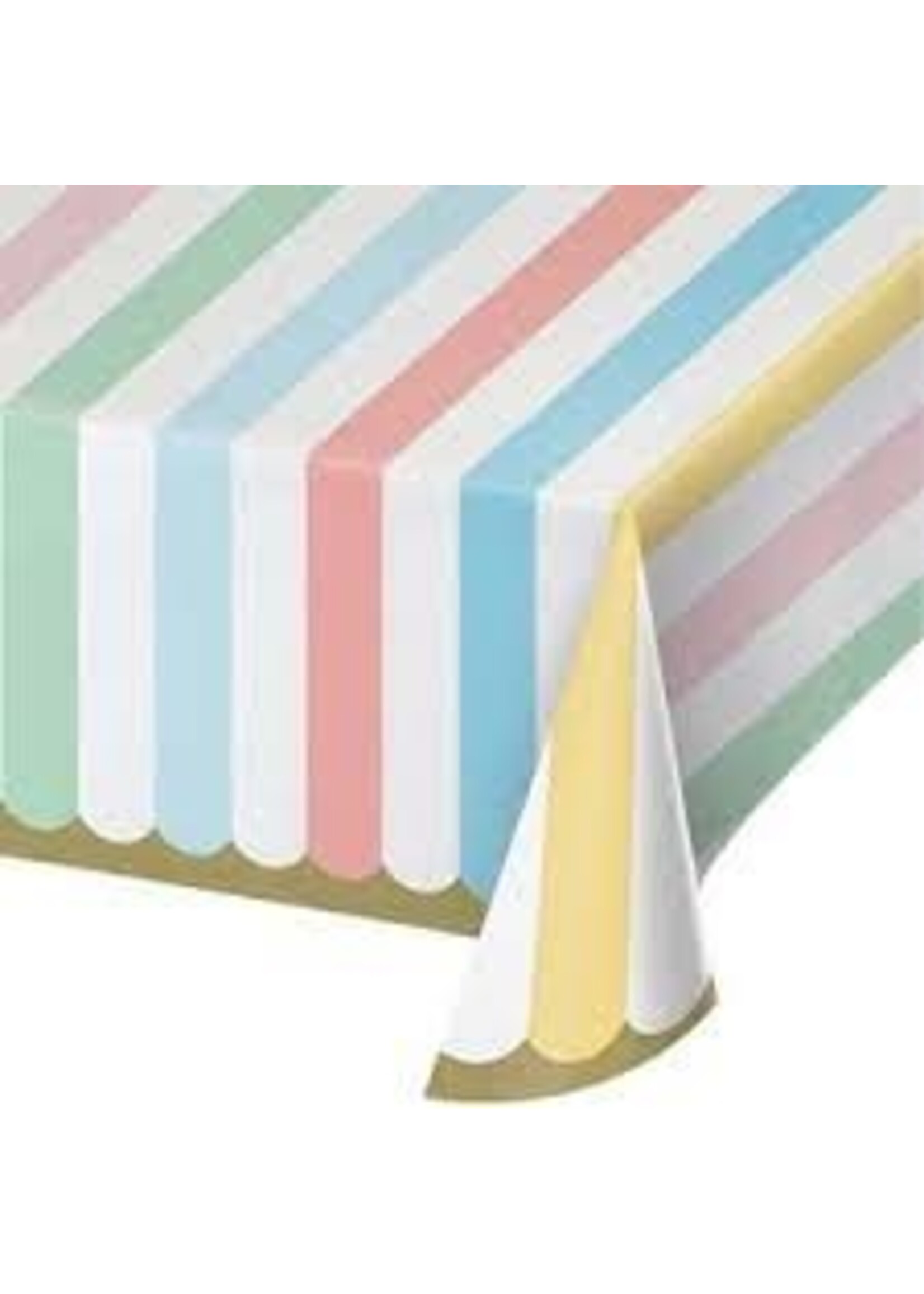TABLE CLOTH  1CT 54X102 PASTEL CELEBRATIONS