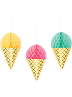 HANGING  3CT FOIL ICE CREAM PARTY