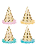 HAT CHILD 8CT FOIL ICE CREAM PARTY