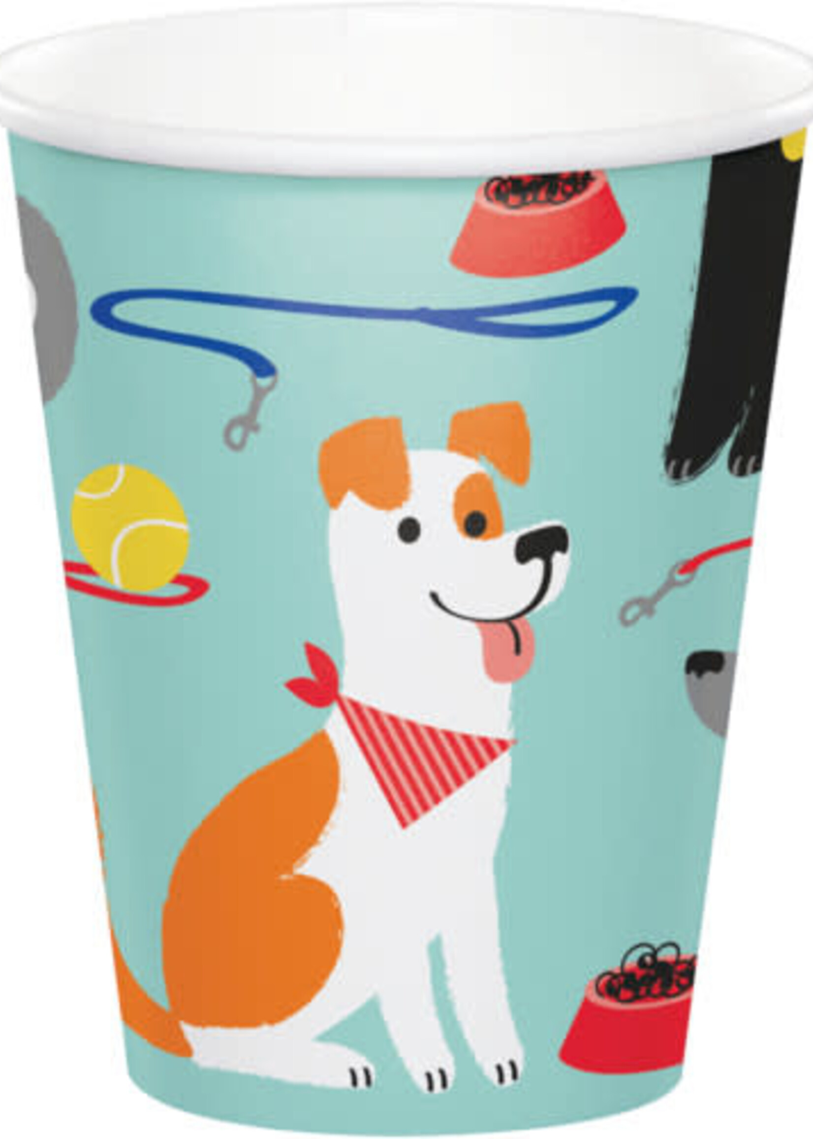 PAPER CUP 8CT DOG PARTY