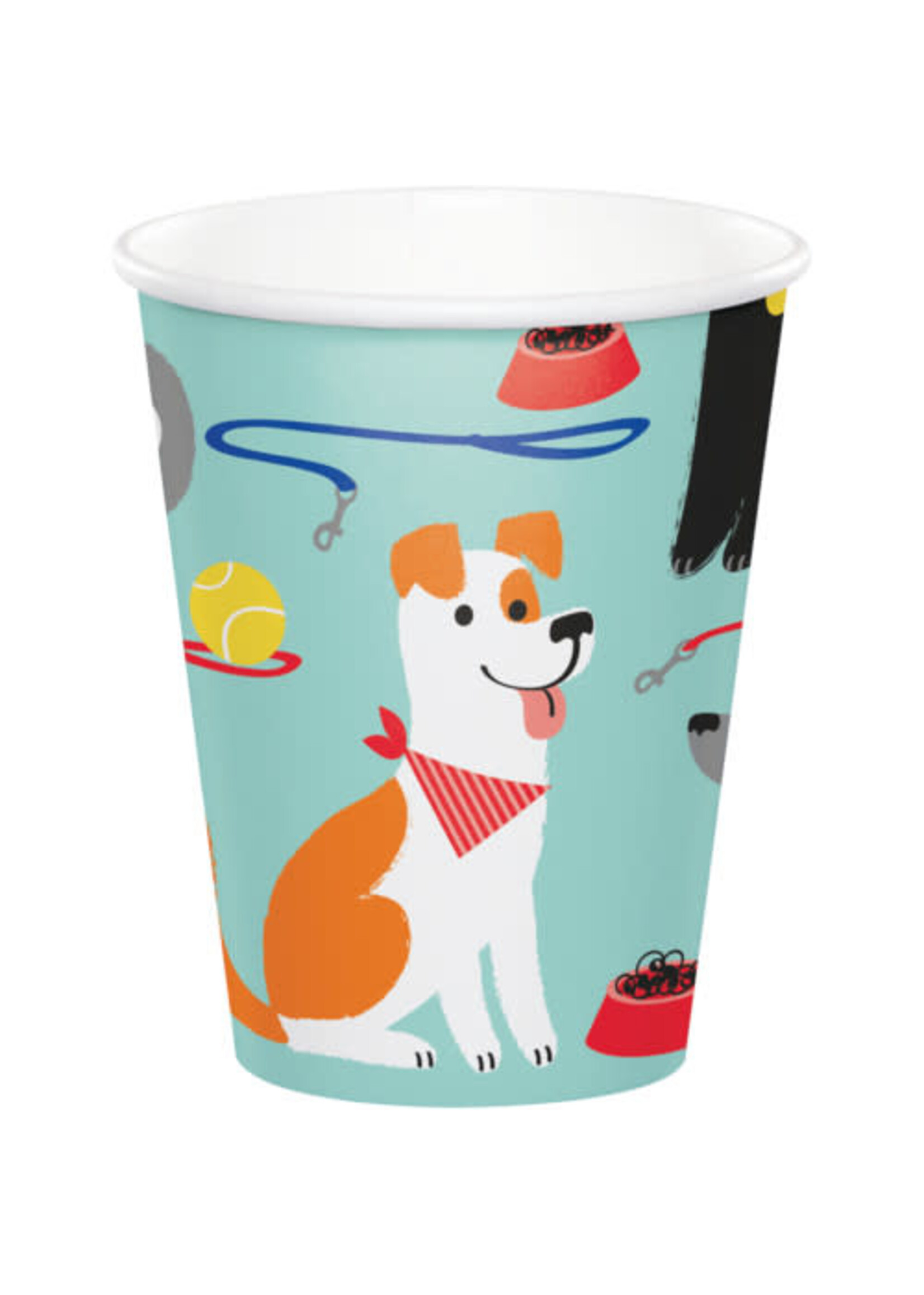 PAPER CUP 8CT DOG PARTY