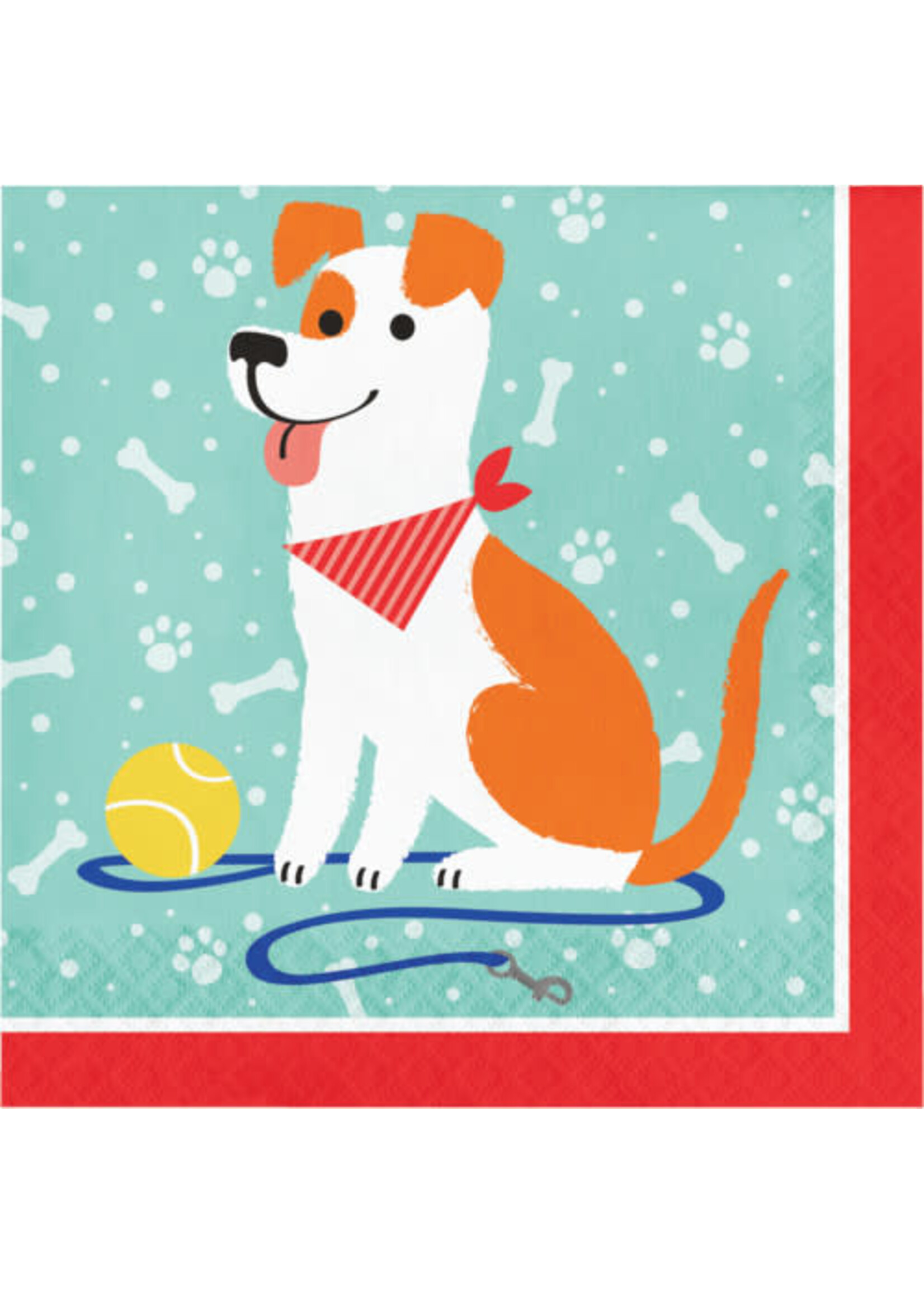LUNCH NAPKIN 16CT  DOG PARTY