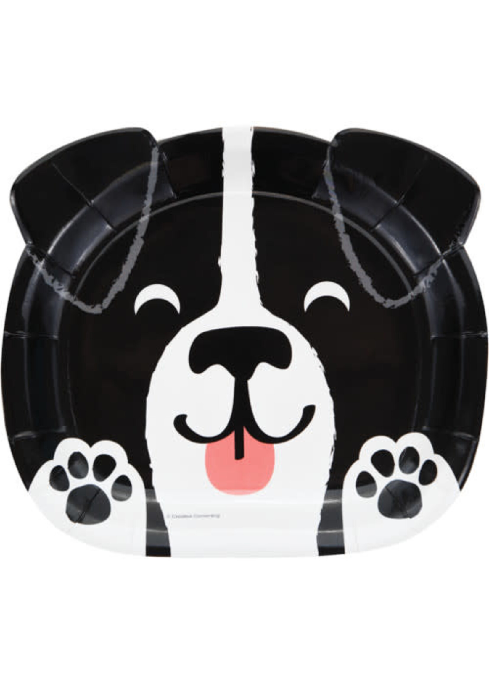 PLATE 8CT DOG PARTY