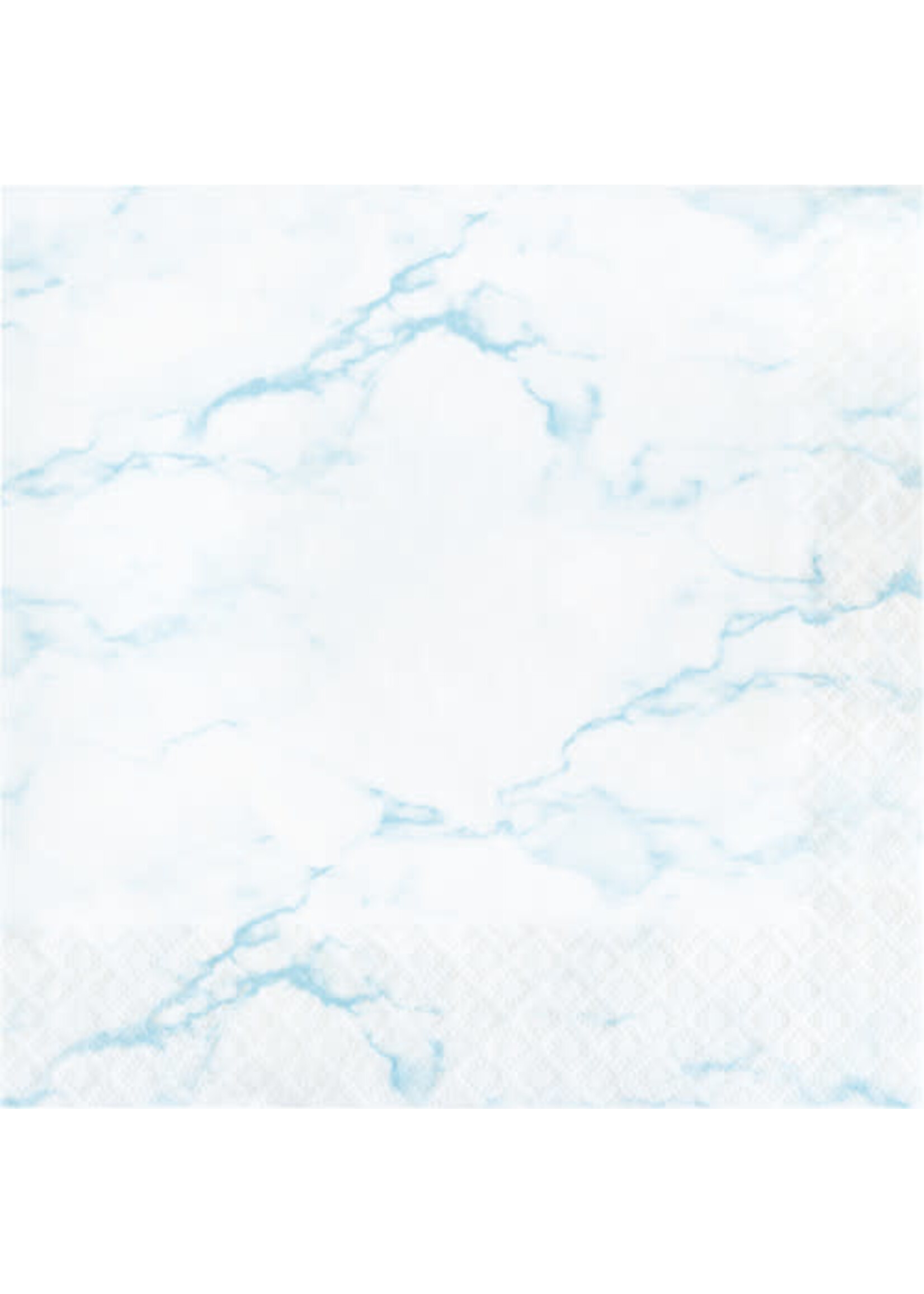 LUNCH NAPKINS 16CT BLUE MARBLE