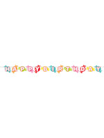 BANNER  SHAPE RIBBON 1CT 3D CANDY SHOP