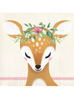 BEVERAGE NAPKIN 16CT DEER LITTLE ONE