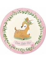 PLATE 8CT DEER LITTLE ONE