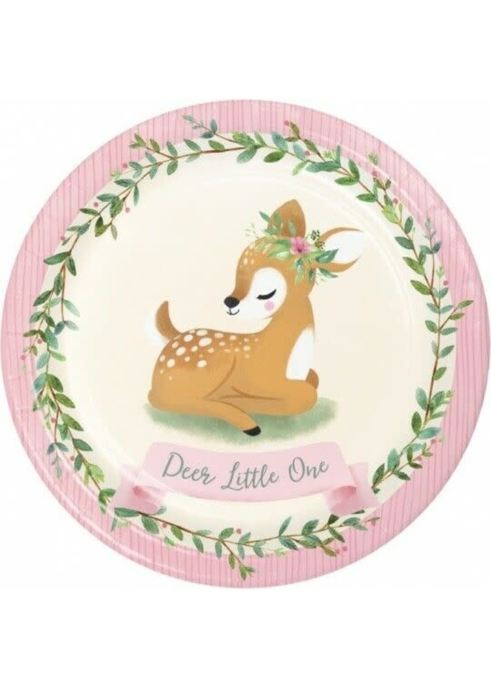 PLATE 8CT DEER LITTLE ONE