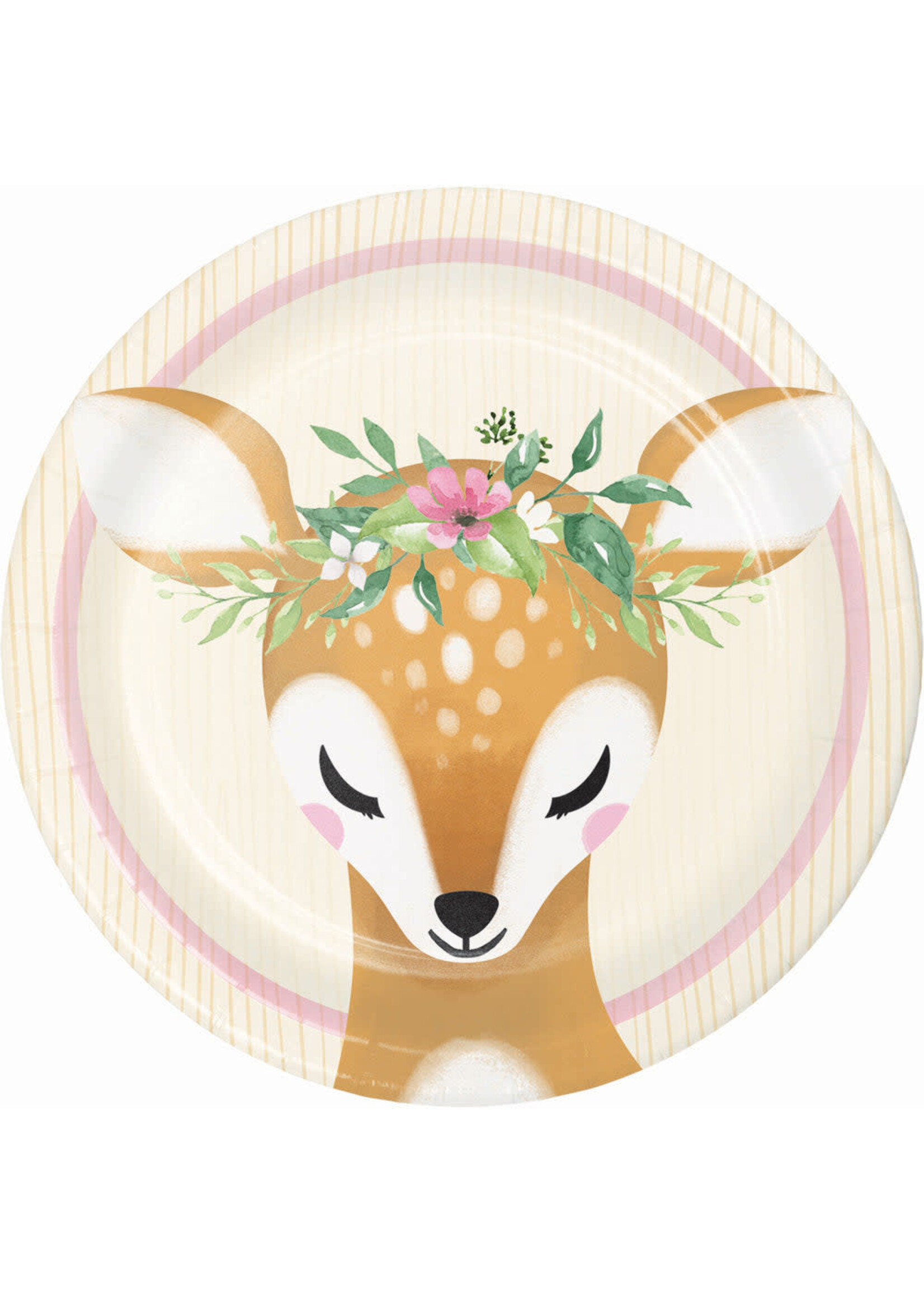 PLATE 8CT DEER LITTLE ONE
