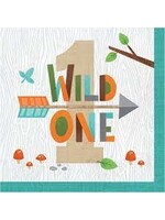 Lunch napkin 16CT  WILD ONE-1ST