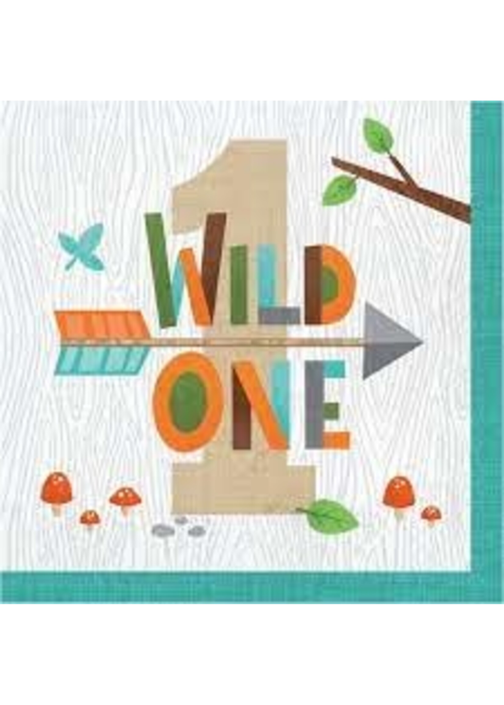 Lunch napkin 16CT  WILD ONE-1ST