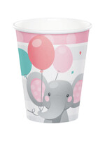 9OZ CUP 8CT GIRL ENCHANT ELEPHANT