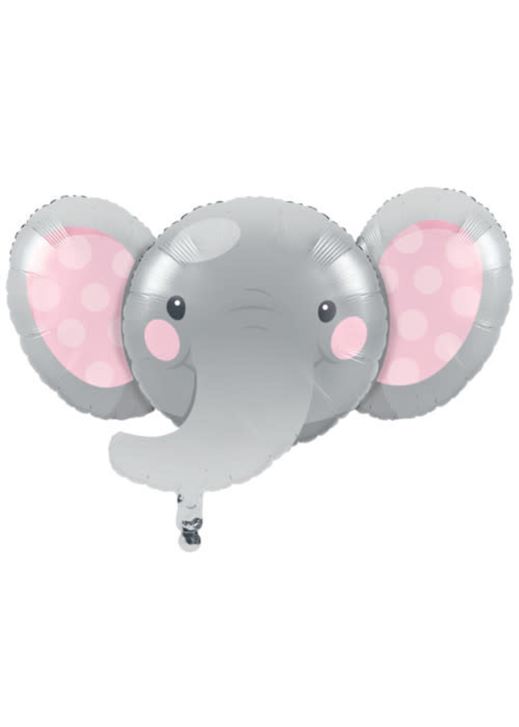 35 INCH FOIL BALLOON 1CT SHAPED GIRL ENCHANT ELEPHANT