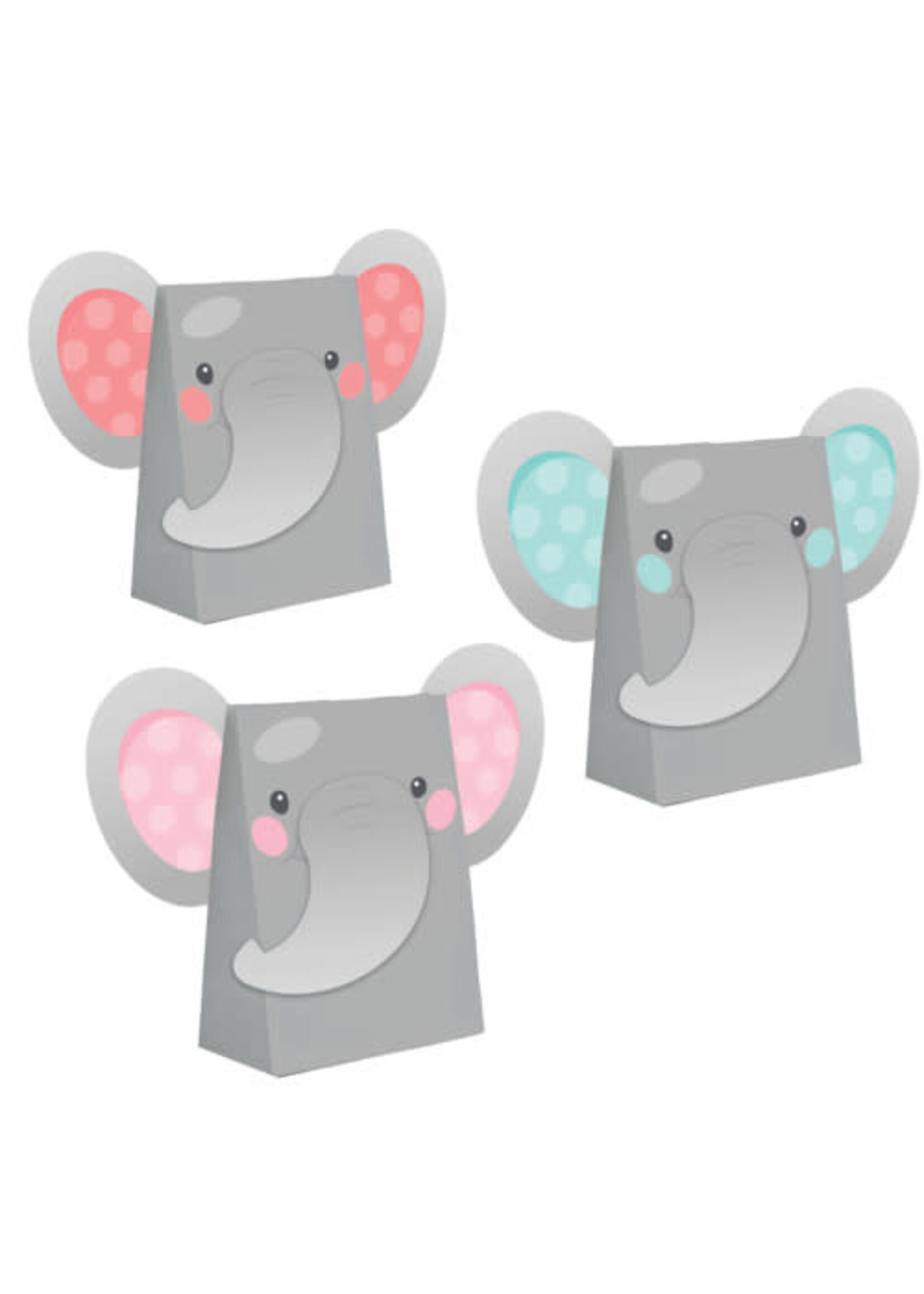 BAG TRT  W/ATT 8CT GIRL ENCHANT ELEPHANT