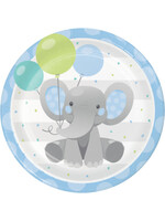 PAper Plate  9”. 8CT BOY ENCHANT ELEPHANT