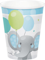 9oz.CUP 8CT BOY ENCHANT ELEPHANT