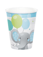 9oz.CUP 8CT BOY ENCHANT ELEPHANT