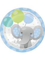 Paper Plate 7” 8CT BOY ENCHANT ELEPHANT