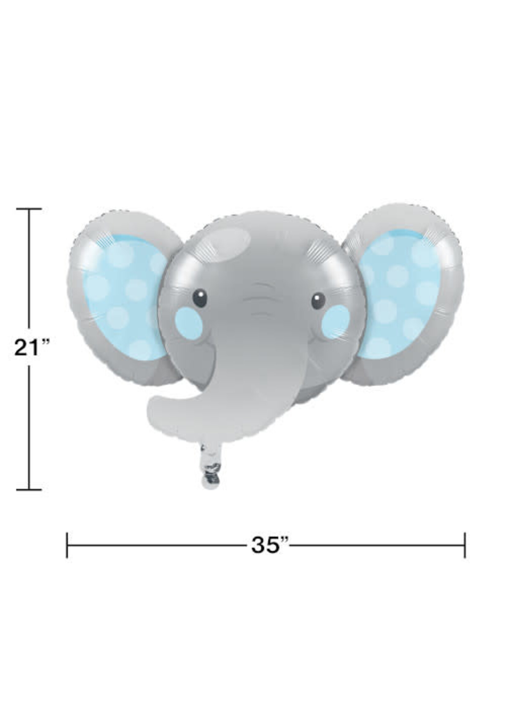 35 INCH FOIL BALLOON BOY ENCHANT ELEPHANT