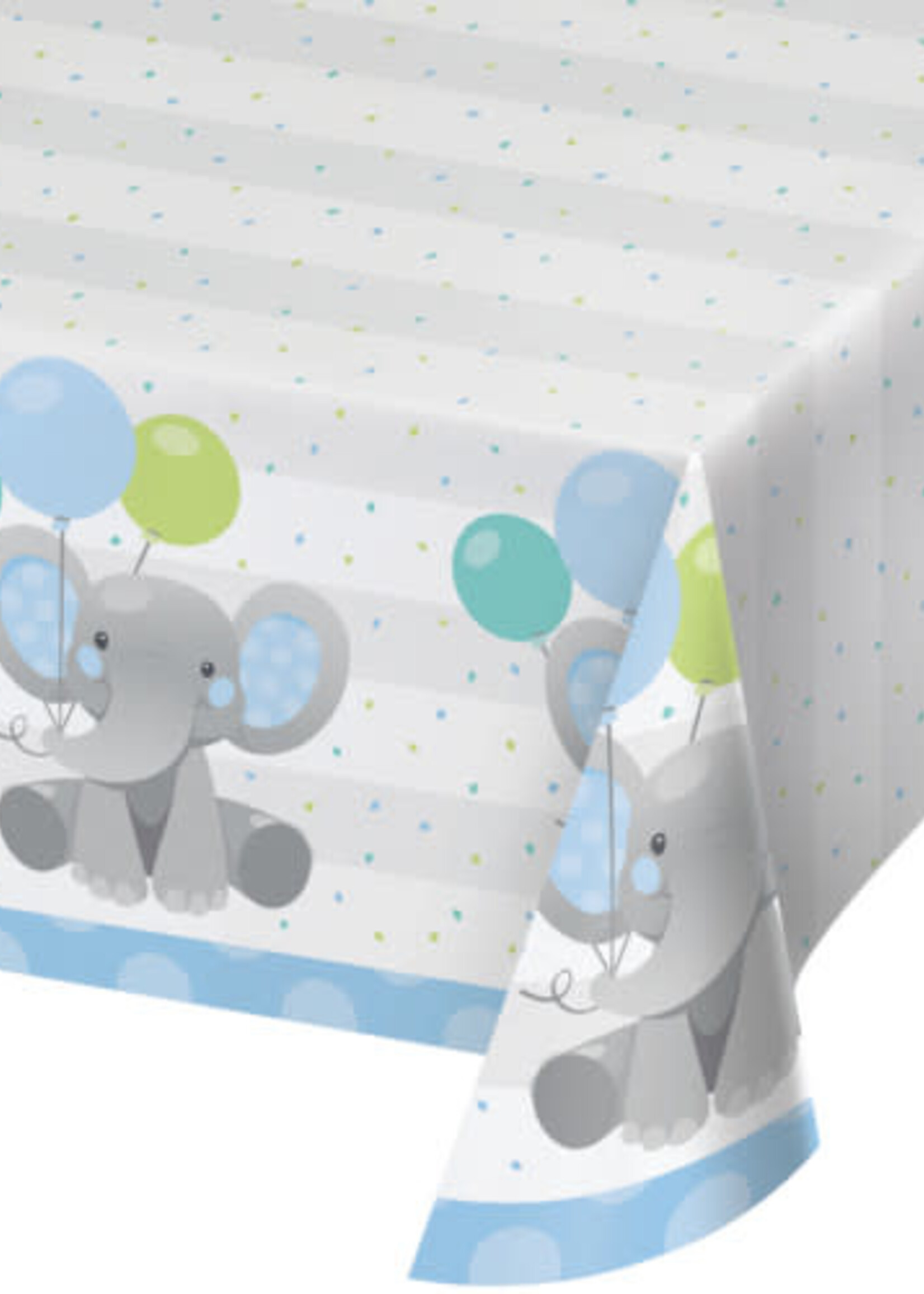 TABLE COVER 1CT 54X102 BOY ENCHANT ELEPHANT