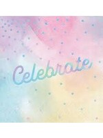 Lunch Napkin 16CT 3P CELEBRATE IRIDESCENT