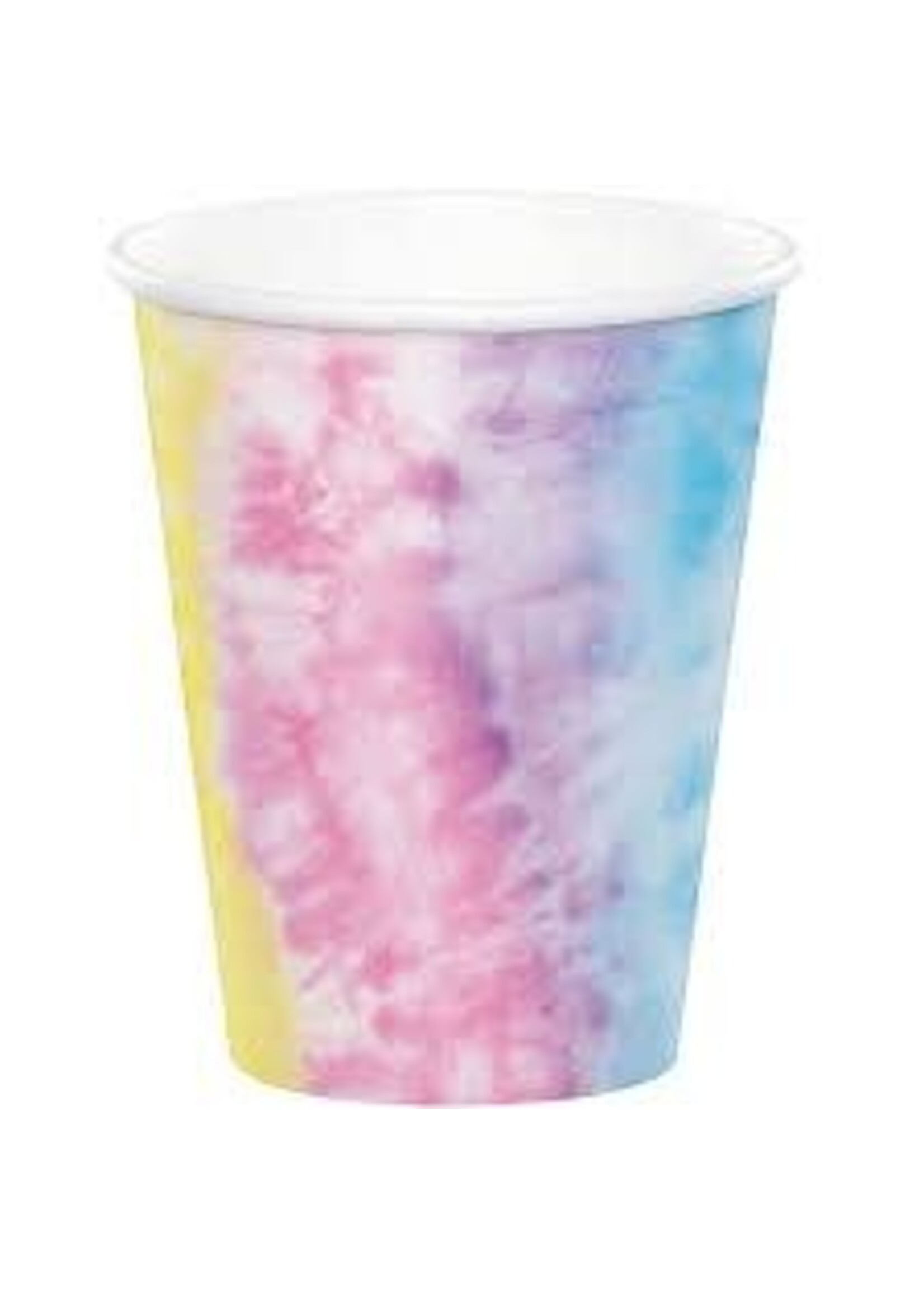 9oz. CUP 8CT TIE DYE PARTY