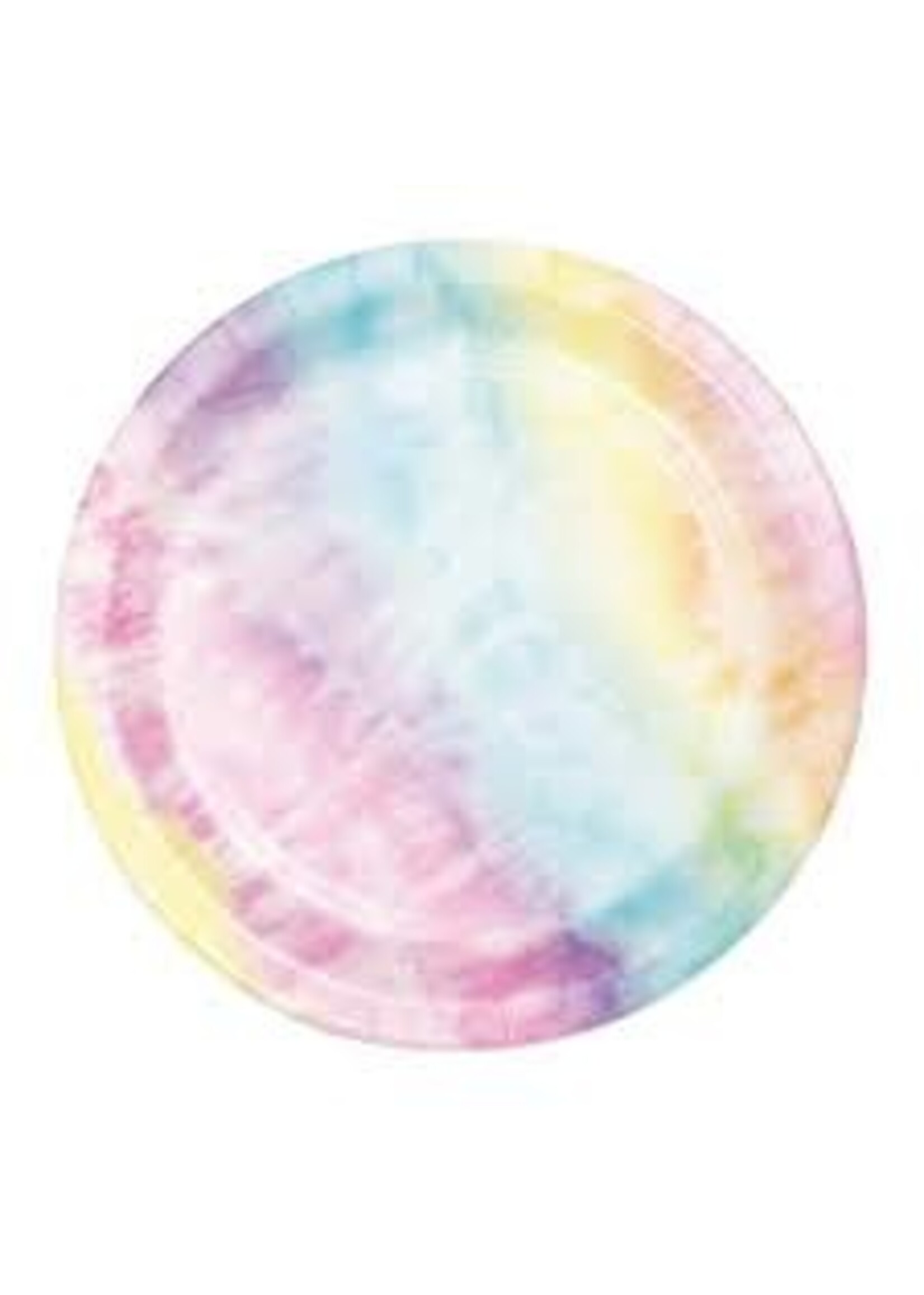 PLATE 8CT TIE DYE PARTY