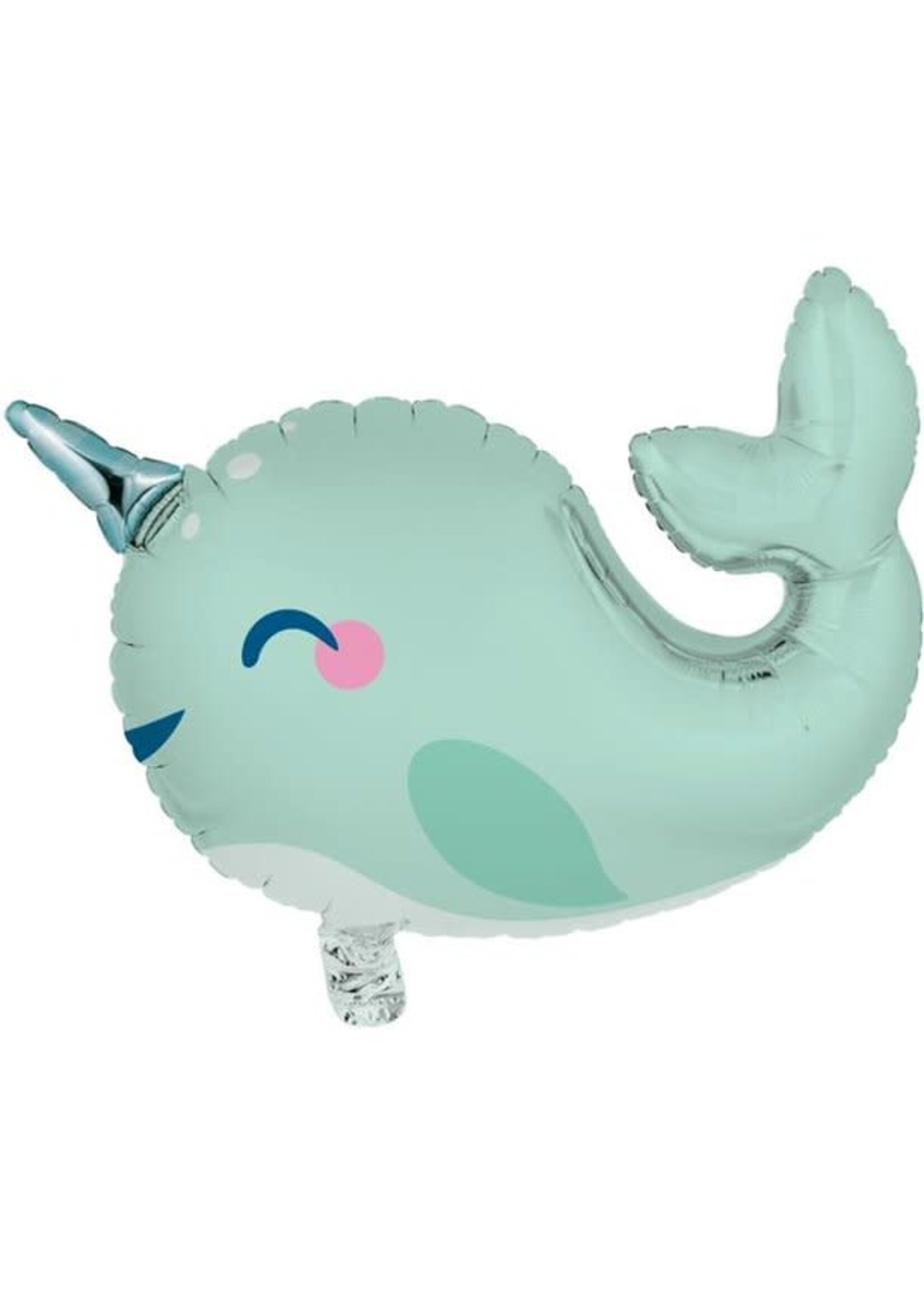 FOIL BALLOON SHAPED NARWHAL PARTY