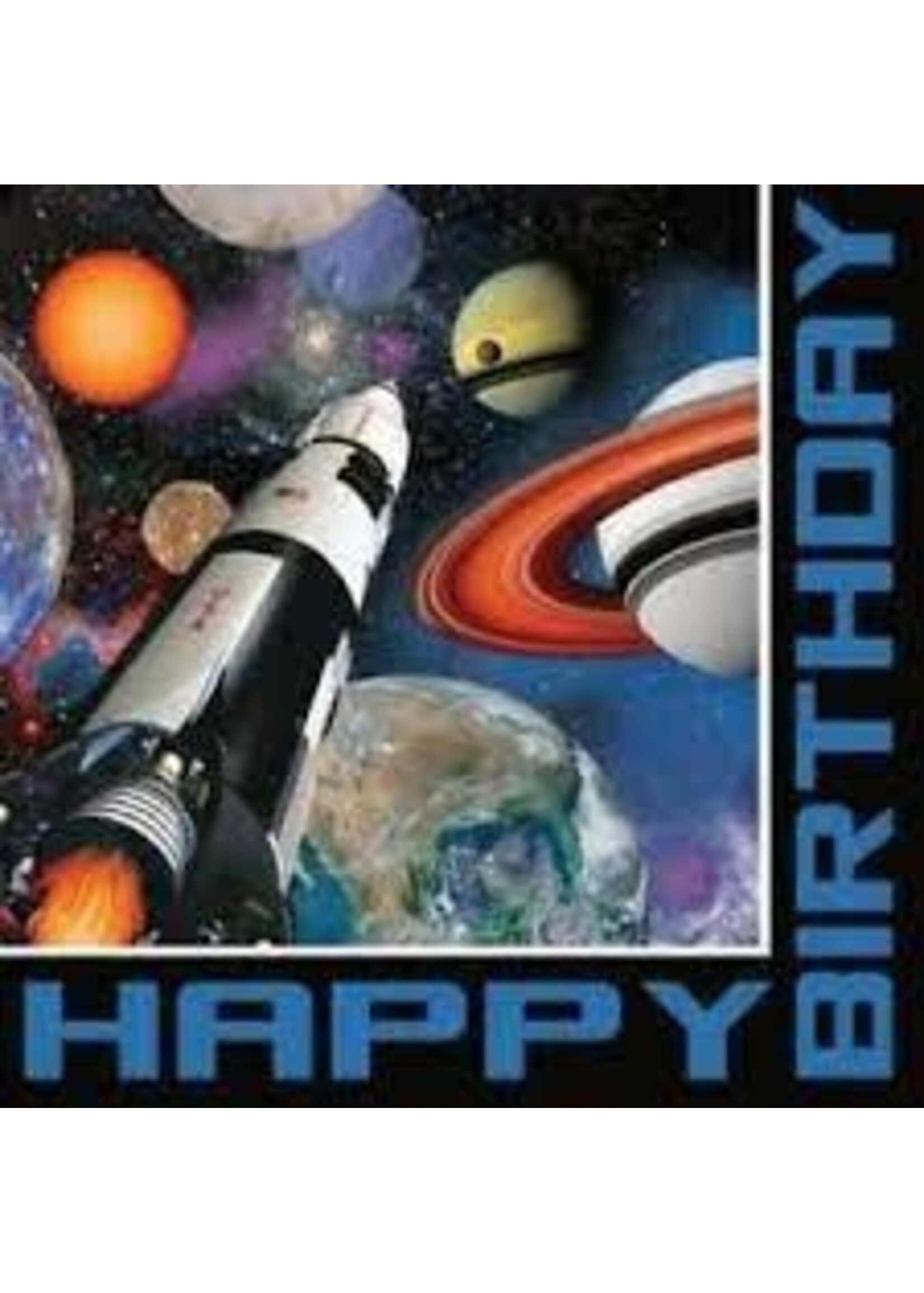 LUNCH NAPKINS 16CT SPACE BLAST