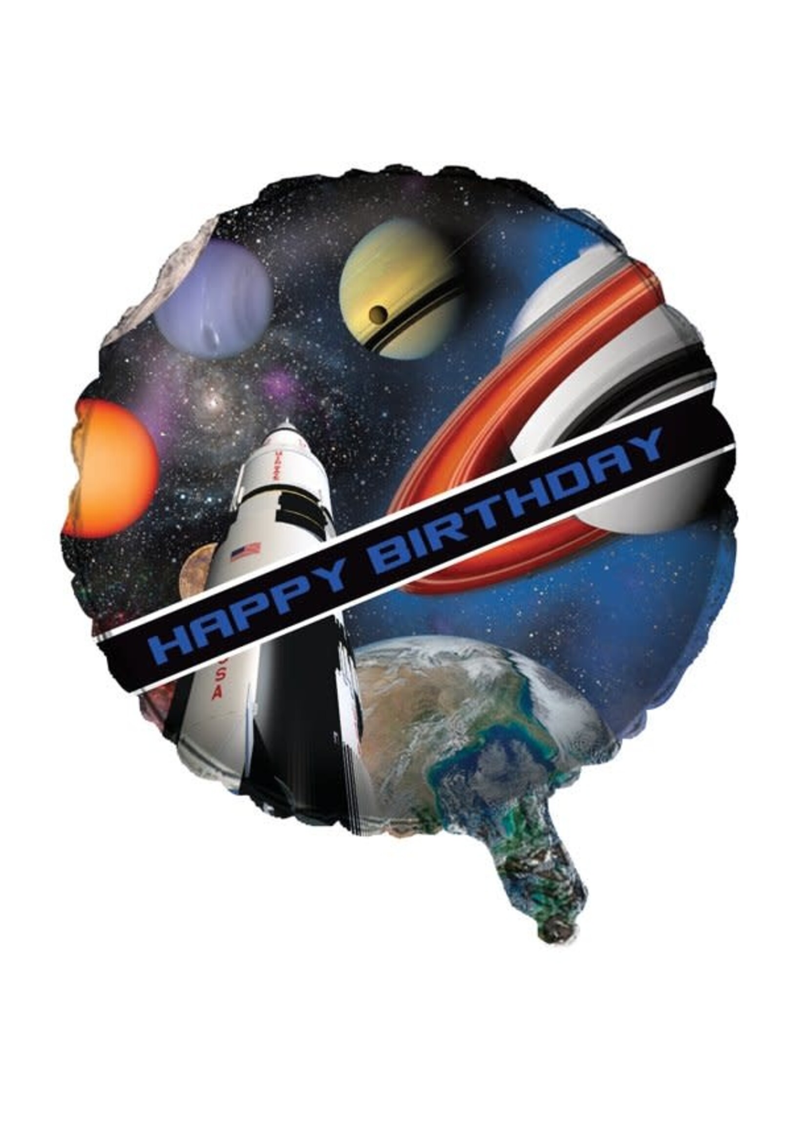FOIL BALLOON 18" SPACE BLAST