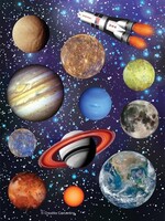 STICKERS 4 SHEETS SPACE BLAST