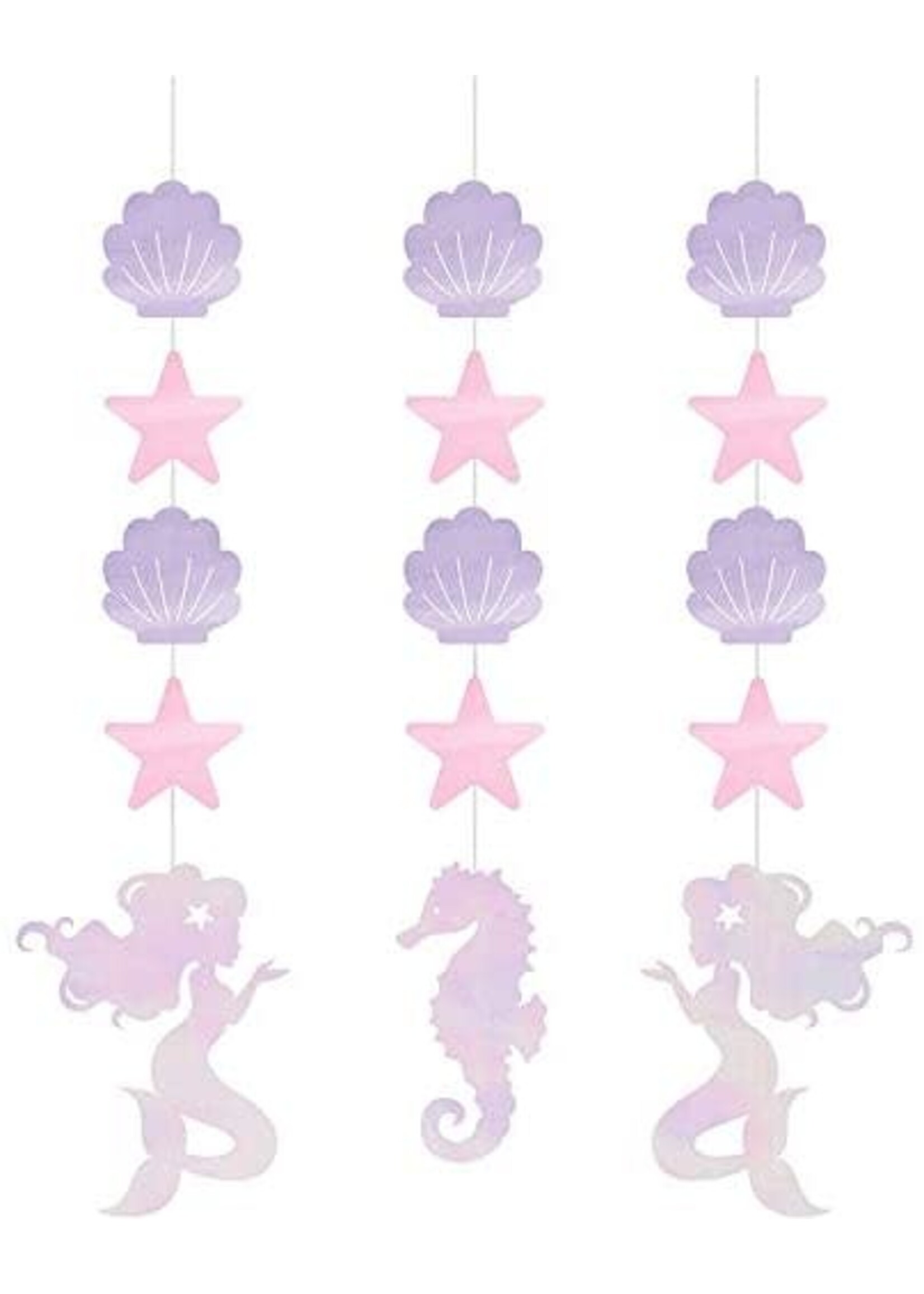 HANGING CUTOUTS 3CT IRID MERMAID SHINE