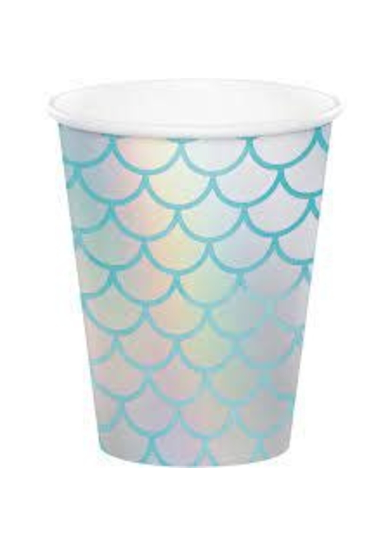 9oz. CUP 8CT FOIL MERMAID SHINE