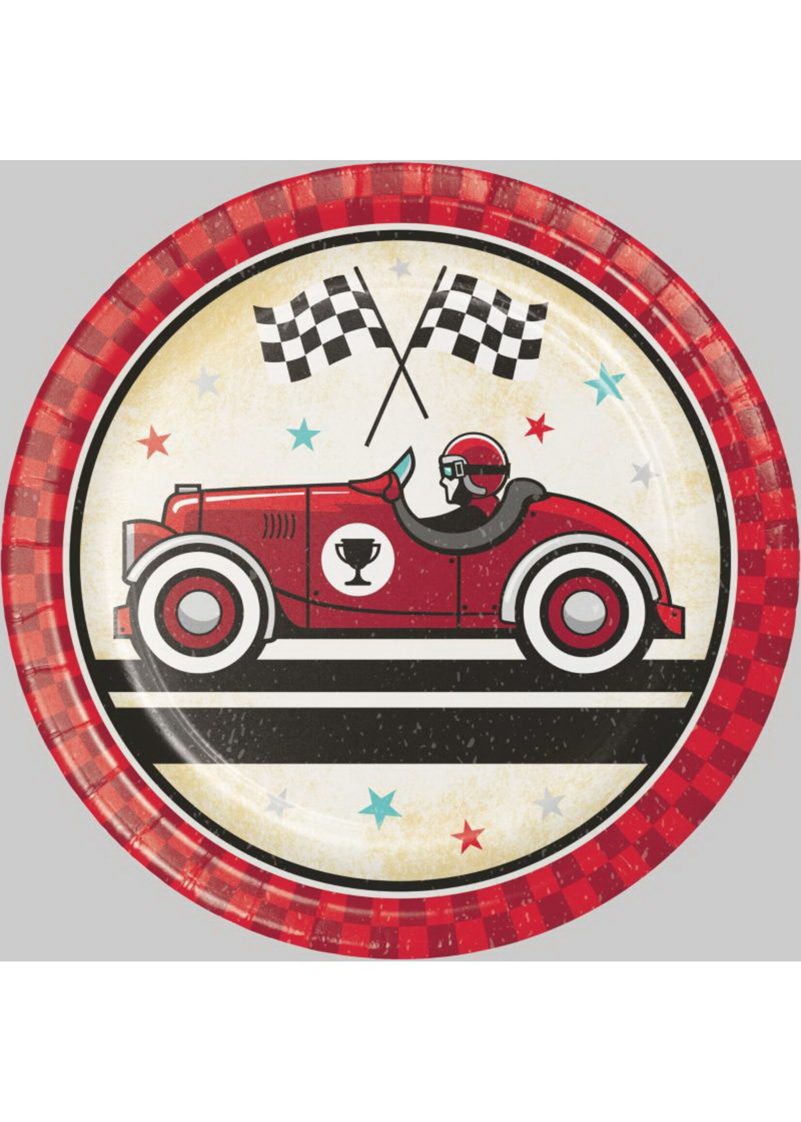 PLATE 8CT VINTAGE RACE CAR