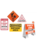 EASEL AND SIGN SET 5CT BIG DIG CONSTRUCTION