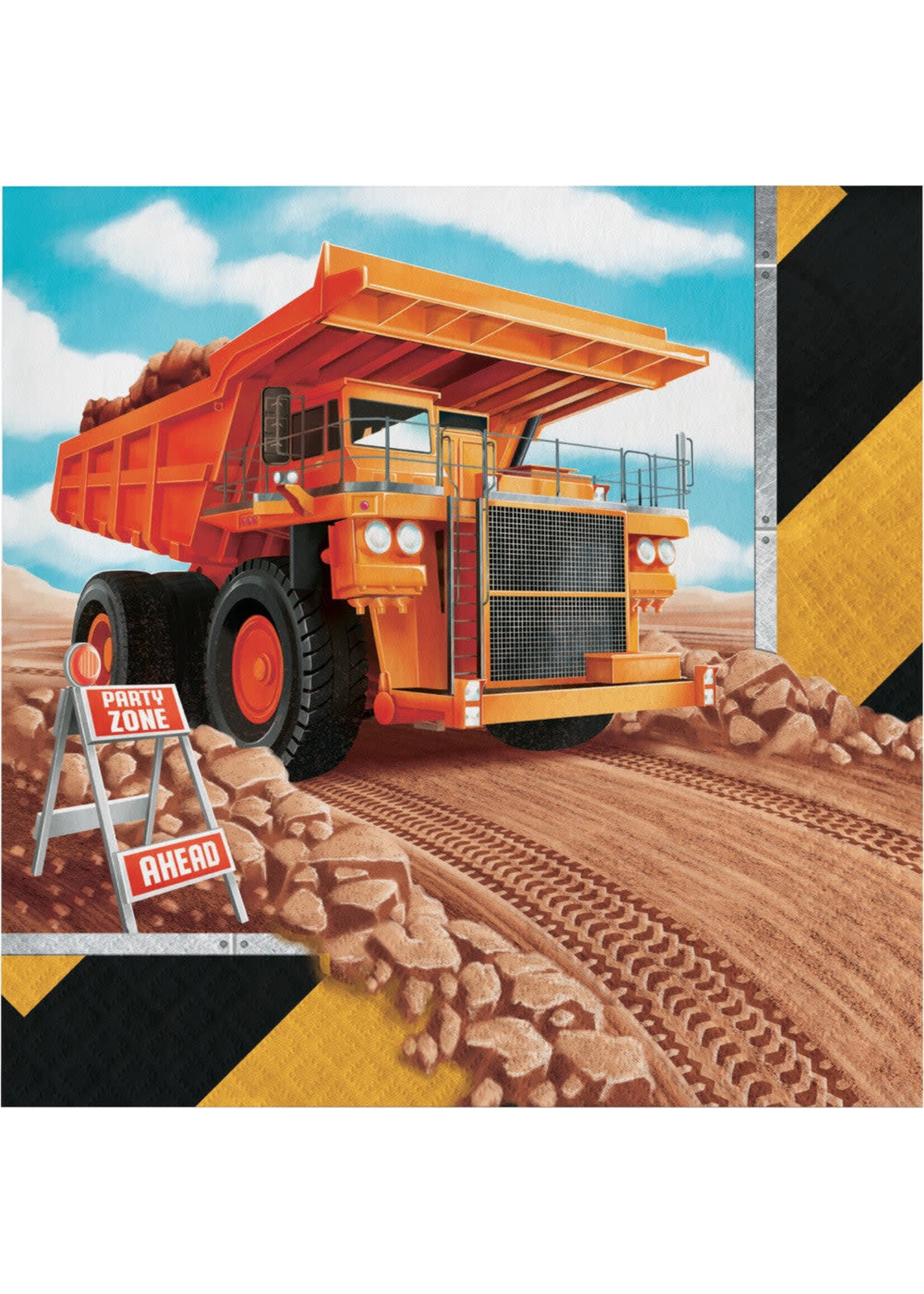 LUNCH NAPKIN 16CT BIG DIG CONSTRUCTION