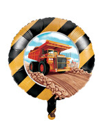 FOIL BALLOON 18" BIG DIG CONSTRUCTION