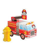 CENTERPIECE 1CT 3D FLAMING FIRE TRUCK