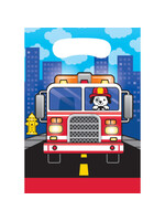 BAG LOOT 8CT FLAMING FIRE TRUCK
