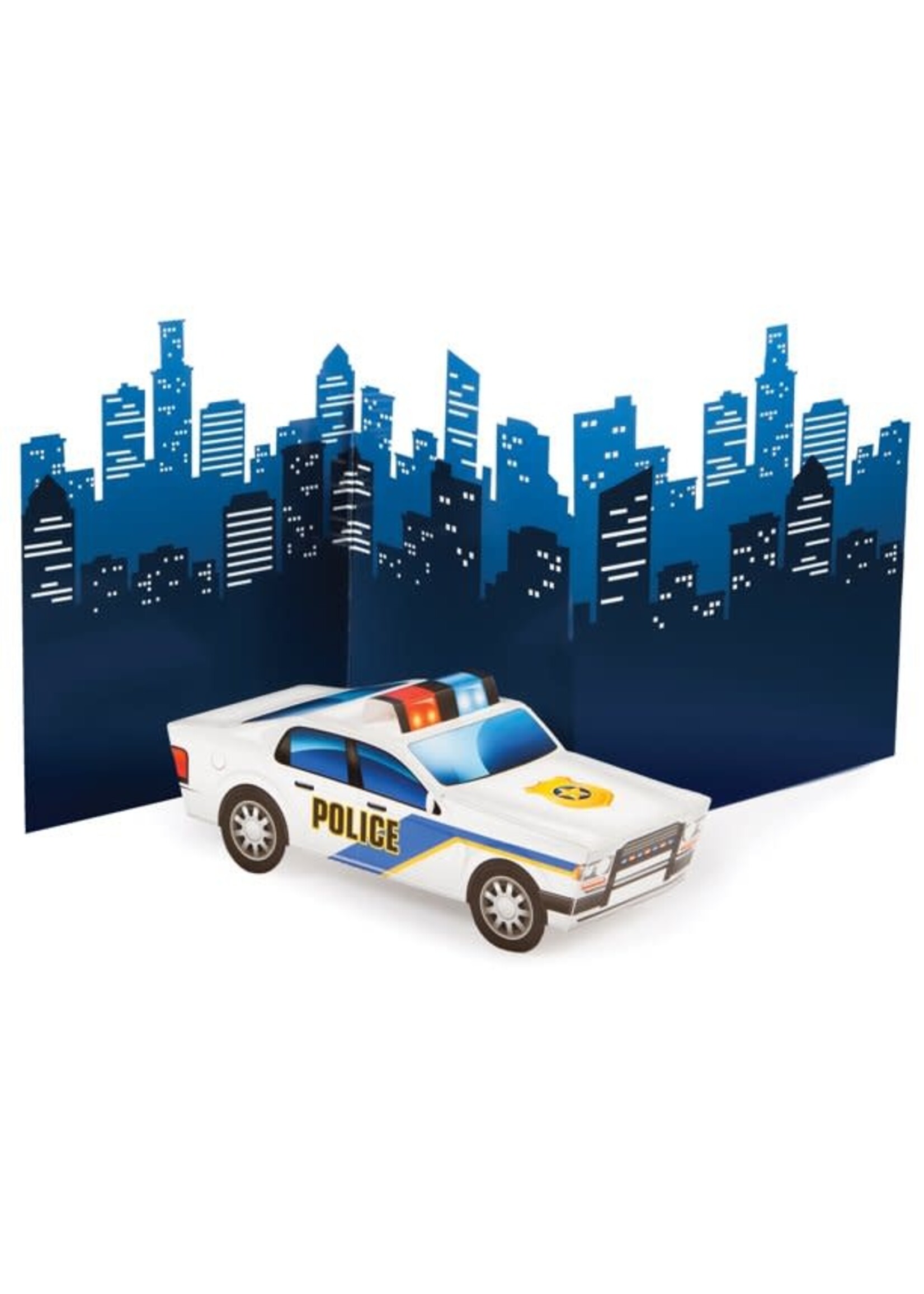 Center Piece  1CT 3D POLICE PARTY